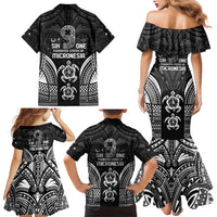 FSM Micronesia Six 9 One Family Matching Mermaid Dress and Hawaiian Shirt Polynesian Tribal Pattern LT9 - Polynesian Pride