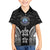 FSM Micronesia Six 9 One Family Matching Off Shoulder Short Dress and Hawaiian Shirt Polynesian Tribal Pattern