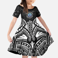 FSM Micronesia Six 9 One Family Matching Puletasi and Hawaiian Shirt Polynesian Tribal Pattern