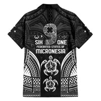 FSM Micronesia Six 9 One Family Matching Short Sleeve Bodycon Dress and Hawaiian Shirt Polynesian Tribal Pattern LT9 - Polynesian Pride