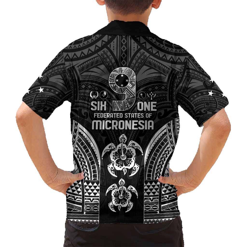 FSM Micronesia Six 9 One Family Matching Summer Maxi Dress and Hawaiian Shirt Polynesian Tribal Pattern