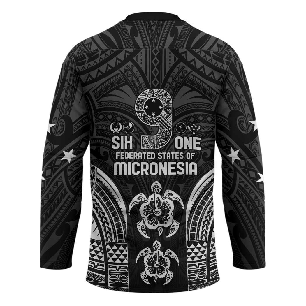 FSM Micronesia Six 9 One Hockey Jersey Polynesian Tribal Pattern - Polynesian Pride