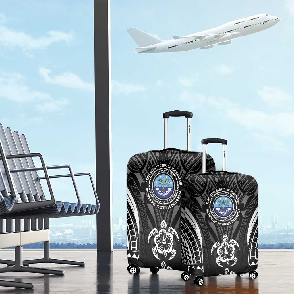 FSM Micronesia Six 9 One Luggage Cover Polynesian Tribal Pattern