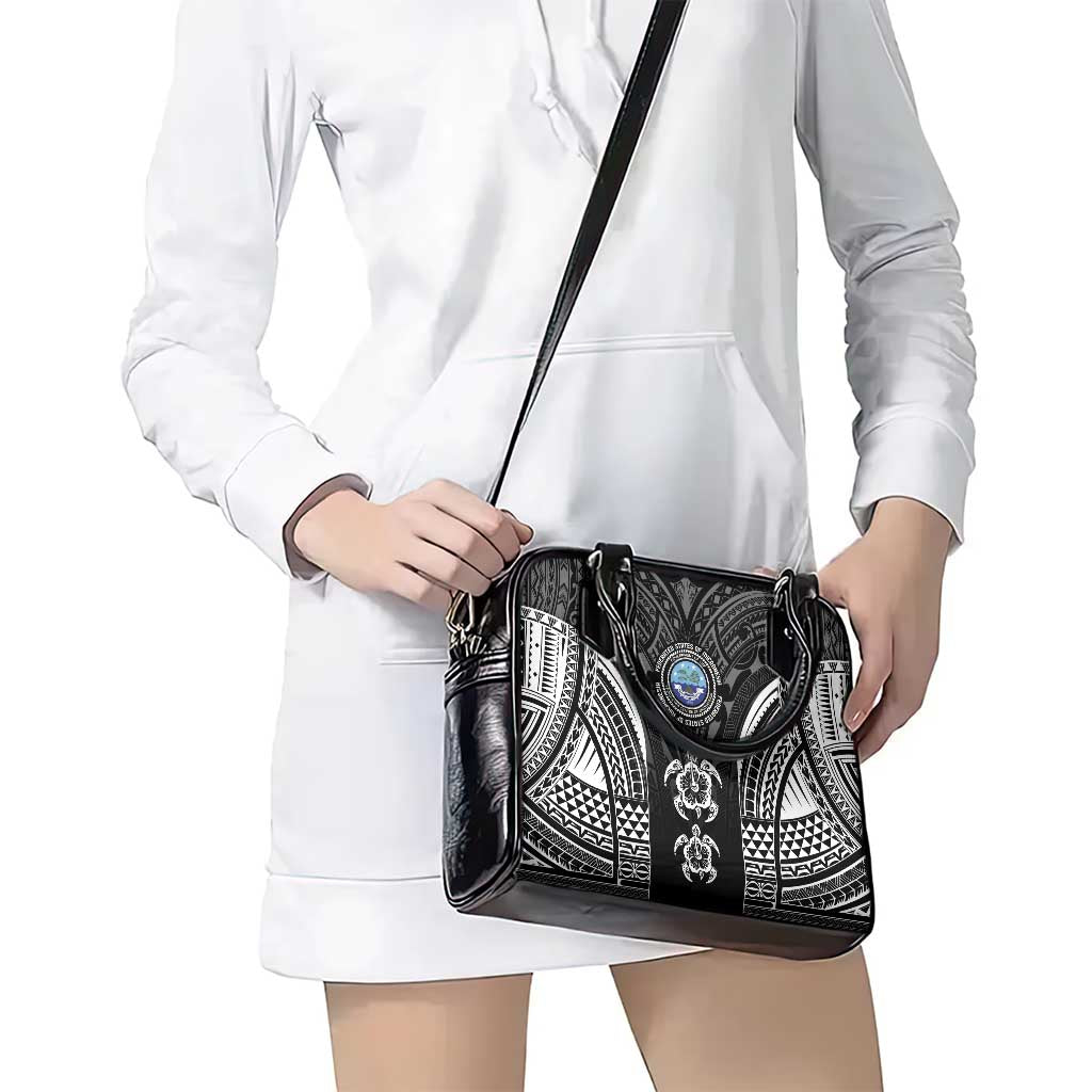 FSM Micronesia Six 9 One Shoulder Handbag Polynesian Tribal Pattern