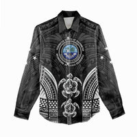 FSM Micronesia Six 9 One Women Casual Shirt Polynesian Tribal Pattern LT9 - Polynesian Pride
