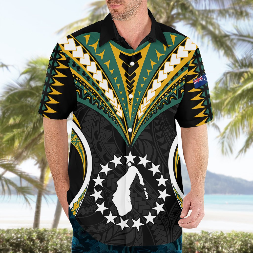 Polynesian Pride Aitutaki Island Hawaiian Shirt Cook Islands Tribal Wave Style LT9 - Polynesian Pride