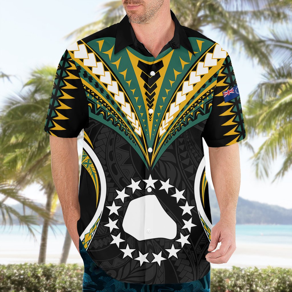 (Personalised) Polynesian Pride Mangaia Island Hawaiian Shirt Cook Islands Tribal Wave Style LT9 - Polynesian Pride