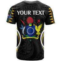 Custom Polynesian Pride Mangaia Island T Shirt Cook Islands Tribal Wave Style LT9 - Polynesian Pride
