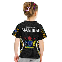 Polynesian Pride Manihiki Island Kid T Shirt Cook Islands Tribal Wave Style LT9 - Polynesian Pride