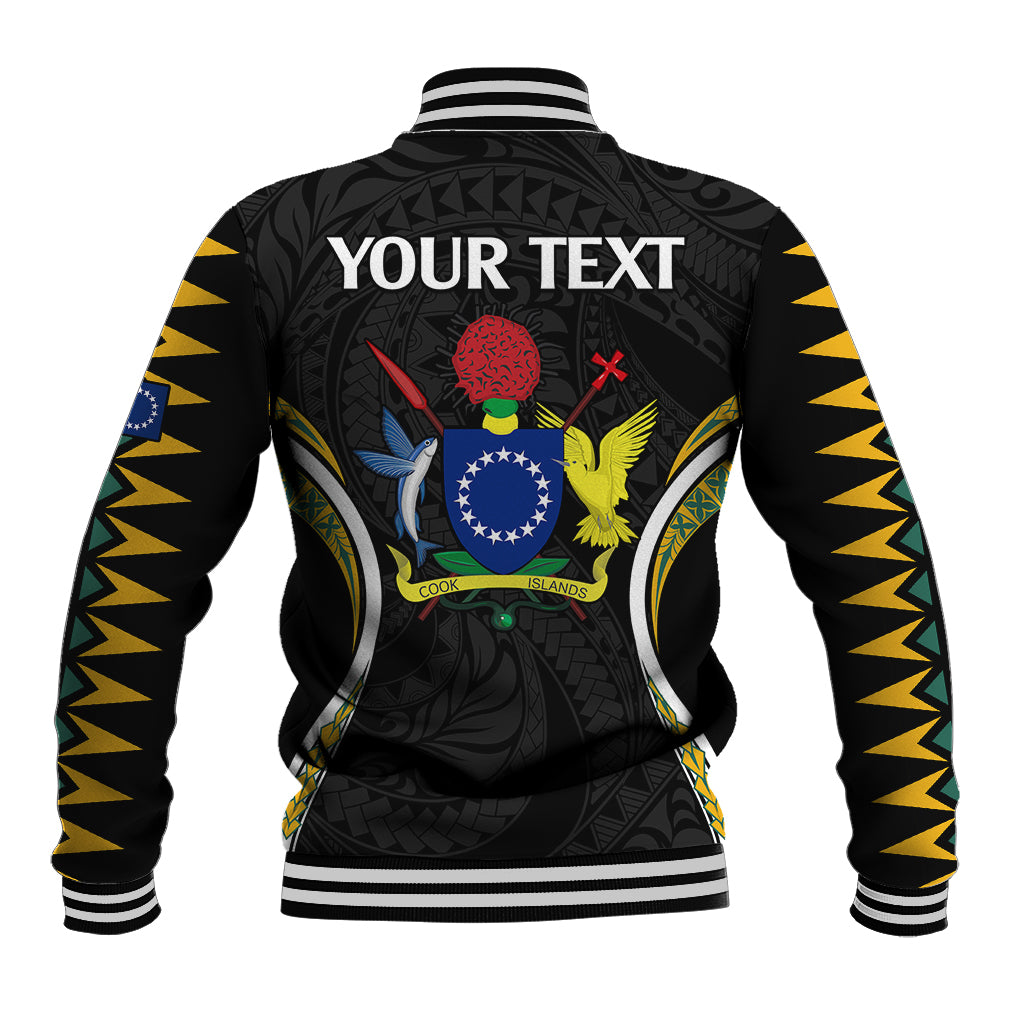 (Personalised) Polynesian Pride Manihiki Island Baseball Jacket Cook Islands Tribal Wave Style LT9 - Polynesian Pride