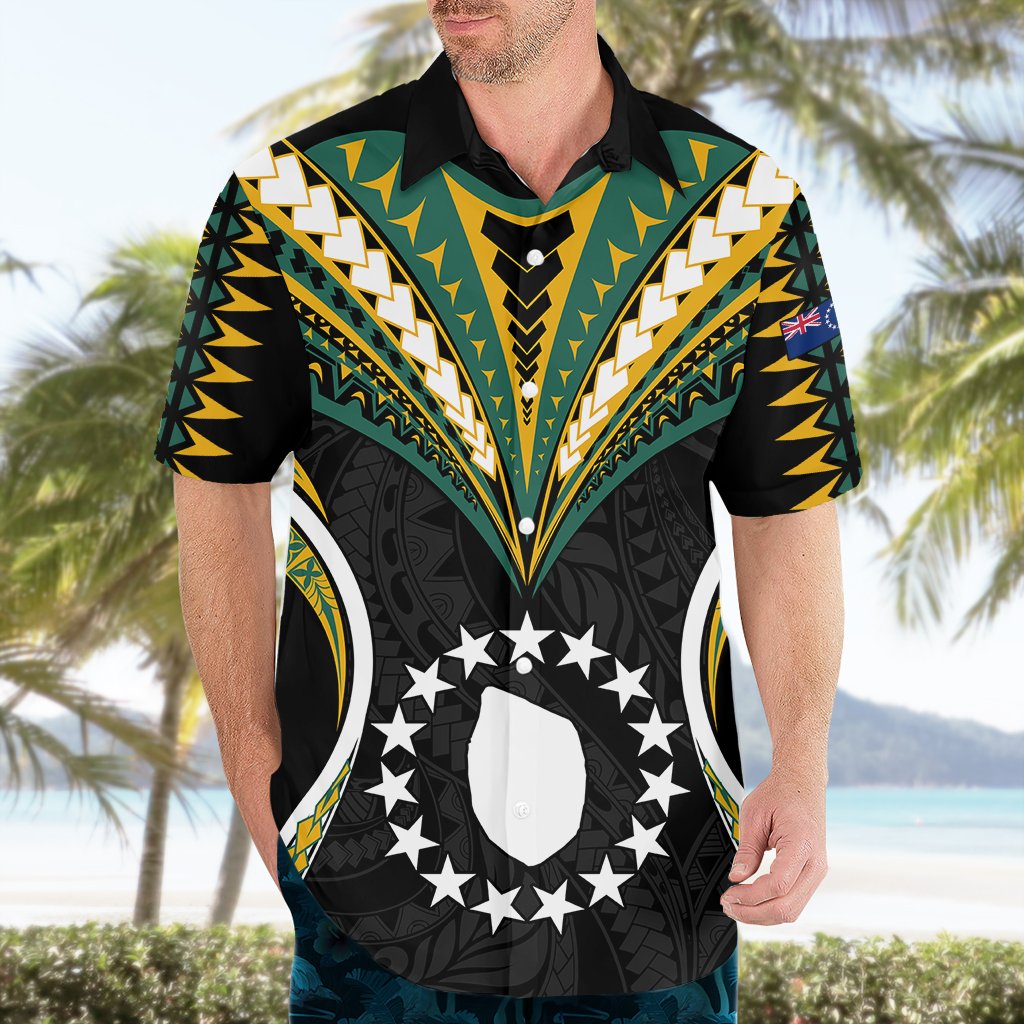 Polynesian Pride Mauke Island Hawaiian Shirt Cook Islands Tribal Wave Style LT9 - Polynesian Pride