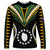 Polynesian Pride Mauke Island Long Sleeve Shirt Cook Islands Tribal Wave Style LT9 Unisex Black - Polynesian Pride