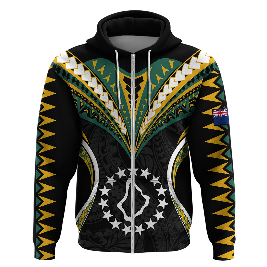 Polynesian Pride Palmerston Island Hoodie Cook Islands Tribal Wave Style LT9 - Polynesian Pride