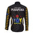 Polynesian Pride Pukapuka Island Long Sleeve Button Shirt Cook Islands Tribal Wave Style LT9 - Polynesian Pride
