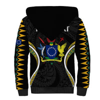 (Personalised) Polynesian Pride Pukapuka Island Sherpa Hoodie Cook Islands Tribal Wave Style LT9 - Polynesian Pride