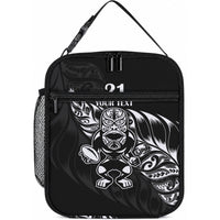 Custom New Zealand Black Fern Rugby Lunch Bag