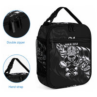Custom New Zealand Black Fern Rugby Lunch Bag