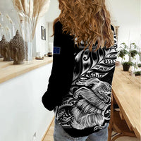 New Zealand Kiwi Rugby Women Casual Shirt LT9 - Polynesian Pride