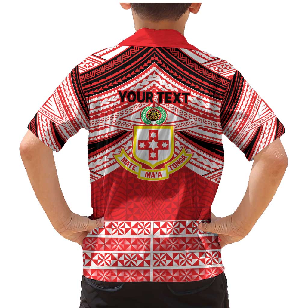 Personalised Kolisi Tonga College Atele Family Matching Mermaid Dress and Hawaiian Shirt Polynesian Ngatu Tribal LT9 - Polynesian Pride