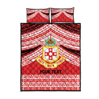 Personalised Kolisi Tonga College Atele Quilt Bed Set Polynesian Ngatu Tribal LT9 - Polynesian Pride