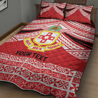 Personalised Kolisi Tonga College Atele Quilt Bed Set Polynesian Ngatu Tribal LT9 - Polynesian Pride