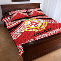 Personalised Kolisi Tonga College Atele Quilt Bed Set Polynesian Ngatu Tribal LT9 - Polynesian Pride