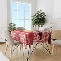 Personalised Kolisi Tonga College Atele Tablecloth Polynesian Ngatu Tribal