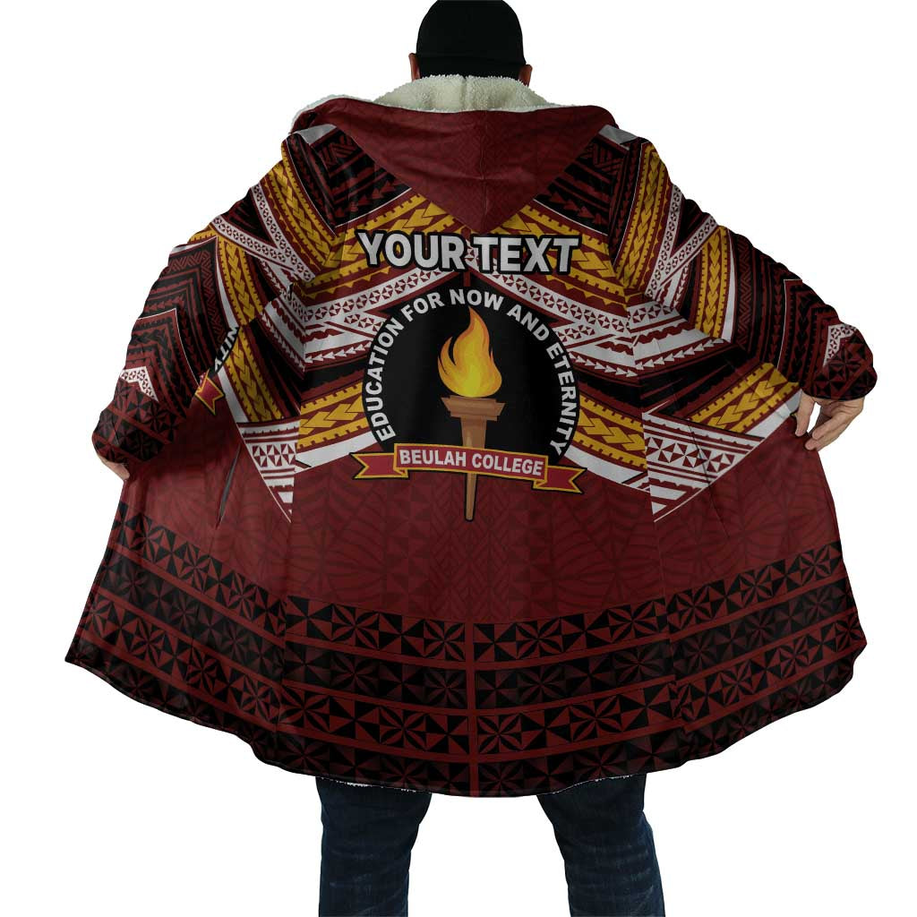 Personalised Tonga Beulah College Cloak Polynesian Ngatu Tribal - Polynesian Pride