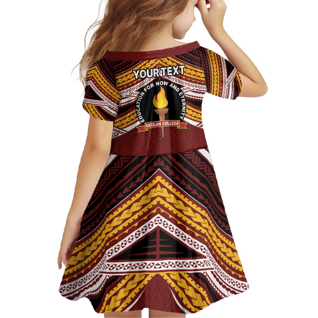 Personalised Tonga Beulah College Family Matching Mermaid Dress and Hawaiian Shirt Polynesian Ngatu Tribal LT9 - Polynesian Pride