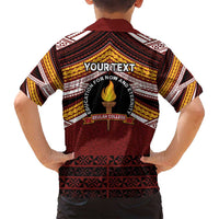 Personalised Tonga Beulah College Family Matching Puletasi and Hawaiian Shirt Polynesian Ngatu Tribal LT9 - Polynesian Pride