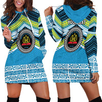 Personalised Tonga Lavengamalie College Hoodie Dress Polynesian Ngatu Tribal LT9 - Polynesian Pride