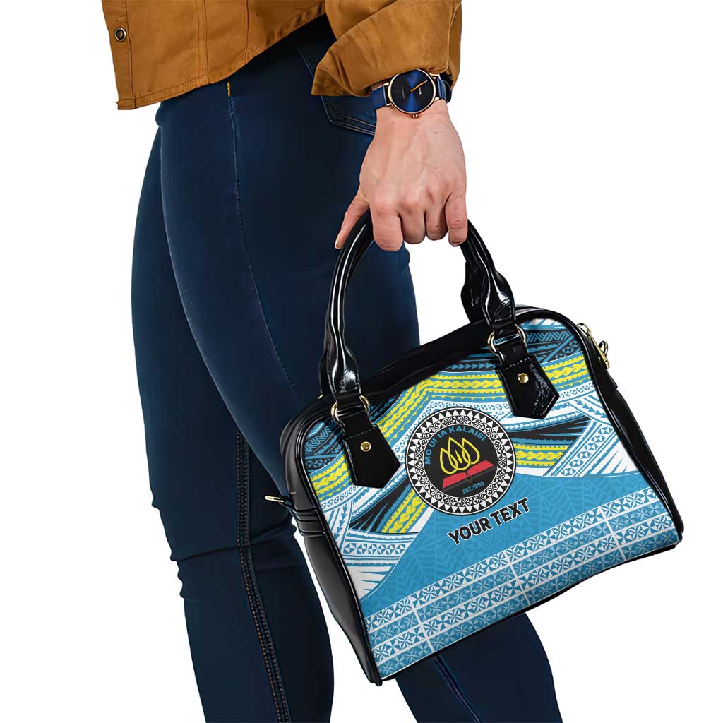 Personalised Tonga Lavengamalie College Shoulder Handbag Polynesian Ngatu Tribal LT9 - Polynesian Pride