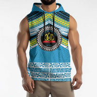 Personalised Tonga Lavengamalie College Sleeveless Hoodie Polynesian Ngatu Tribal LT9 - Polynesian Pride