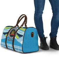 Personalised Tonga Lavengamalie College Travel Bag Polynesian Ngatu Tribal - Polynesian Pride