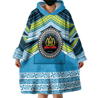 Personalised Tonga Lavengamalie College Wearable Blanket Hoodie Polynesian Ngatu Tribal LT9 - Polynesian Pride