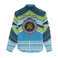 Personalised Tonga Lavengamalie College Women Casual Shirt Polynesian Ngatu Tribal LT9 - Polynesian Pride