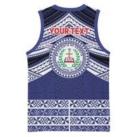 Personalised Tonga Sia'atoutai Theological College Basketball Jersey Polynesian Ngatu Tribal LT9 - Polynesian Pride