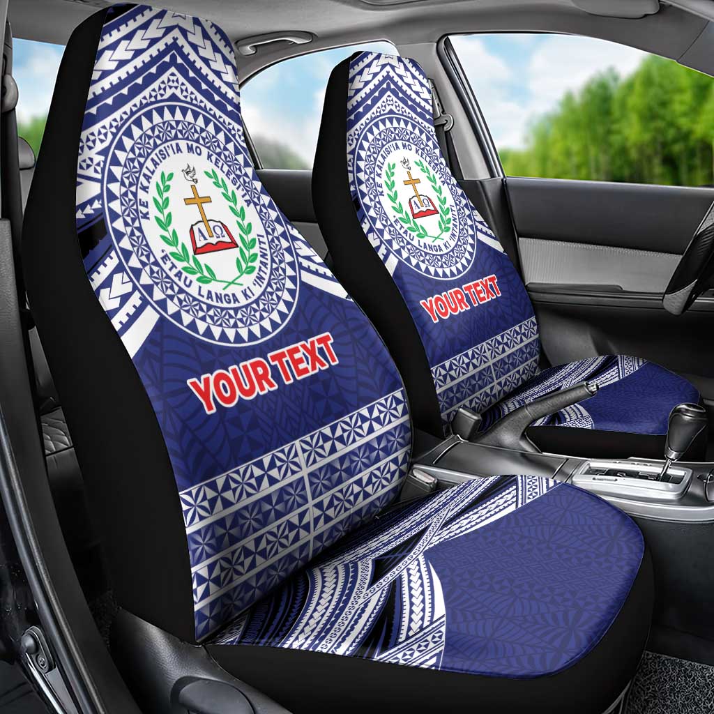 Personalised Tonga Sia'atoutai Theological College Car Seat Cover Polynesian Ngatu Tribal LT9 - Polynesian Pride