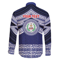 Personalised Tonga Sia'atoutai Theological College Family Matching Mermaid Dress and Hawaiian Shirt Polynesian Ngatu Tribal LT9 - Polynesian Pride