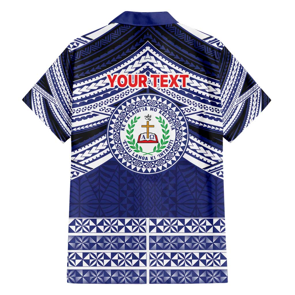 Personalised Tonga Sia'atoutai Theological College Family Matching Puletasi and Hawaiian Shirt Polynesian Ngatu Tribal LT9 - Polynesian Pride
