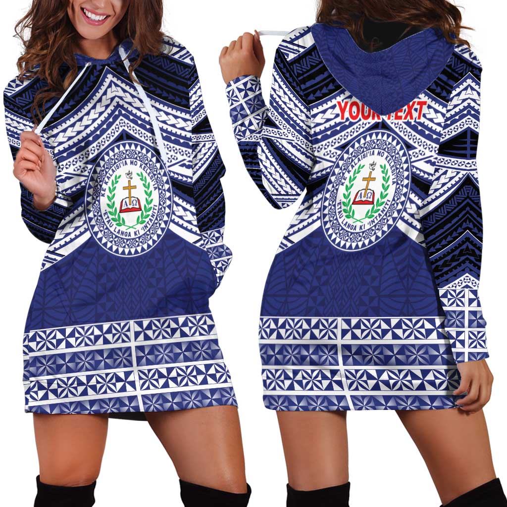 Personalised Tonga Sia'atoutai Theological College Hoodie Dress Polynesian Ngatu Tribal LT9 - Polynesian Pride