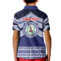 Personalised Tonga Sia'atoutai Theological College Kid Polo Shirt Polynesian Ngatu Tribal LT9 - Polynesian Pride