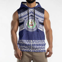 Personalised Tonga Sia'atoutai Theological College Sleeveless Hoodie Polynesian Ngatu Tribal LT9 - Polynesian Pride