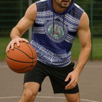 Personalised Tonga Sia'atoutai Theological College Sleeveless Hoodie Polynesian Ngatu Tribal LT9 - Polynesian Pride