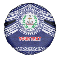 Personalised Tonga Sia'atoutai Theological College Spare Tire Cover Polynesian Ngatu Tribal LT9 - Polynesian Pride