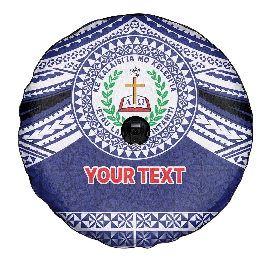 Personalised Tonga Sia'atoutai Theological College Spare Tire Cover Polynesian Ngatu Tribal LT9 - Polynesian Pride