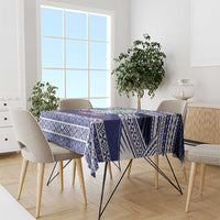 Personalised Tonga Sia'atoutai Theological College Tablecloth Polynesian Ngatu Tribal