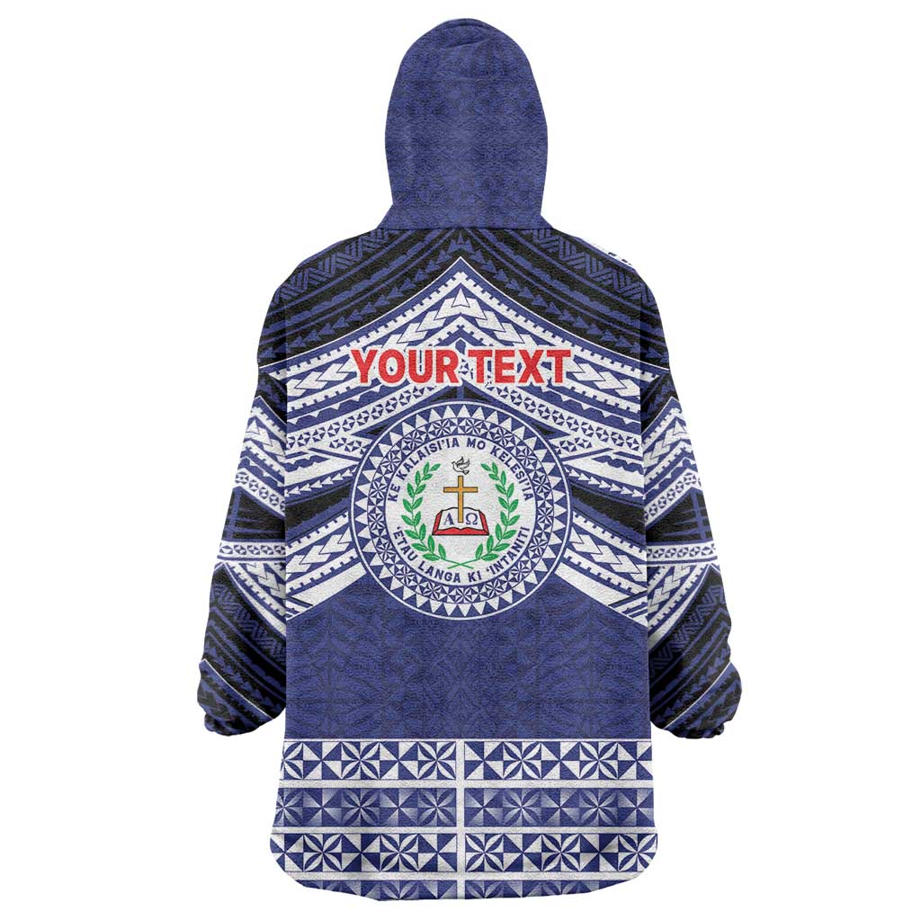 Personalised Tonga Sia'atoutai Theological College Wearable Blanket Hoodie Polynesian Ngatu Tribal LT9 - Polynesian Pride