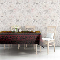 Personalised Tonga Vava'u High School Tablecloth Polynesian Ngatu Tribal