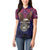 American Samoa Brave Eagle Personalized Women Polo Shirt National Flag Color